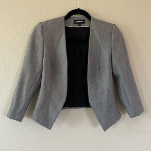 Express cropped blazer, size 00
